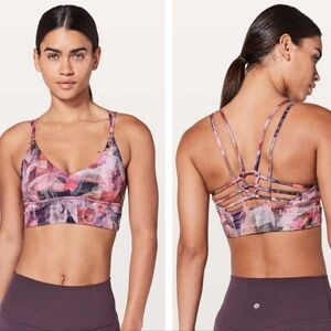 Lululemon Uncaged Sports Bra Sun Dazed